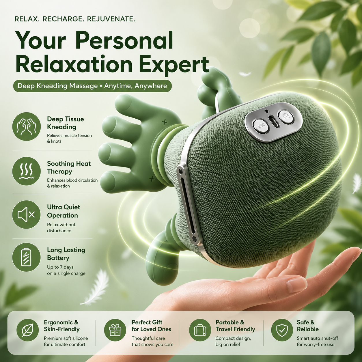 Shoulder and neck massager