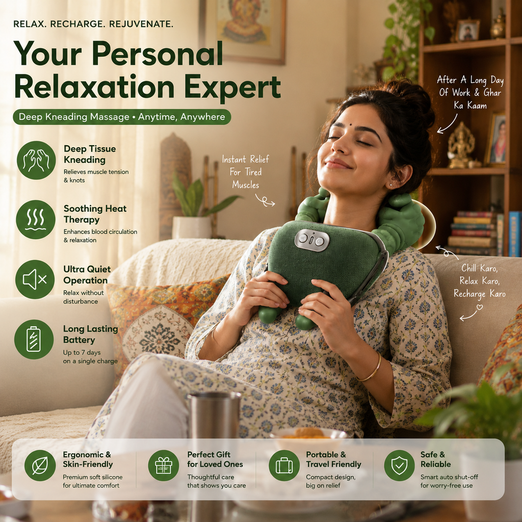 Shoulder and neck massager